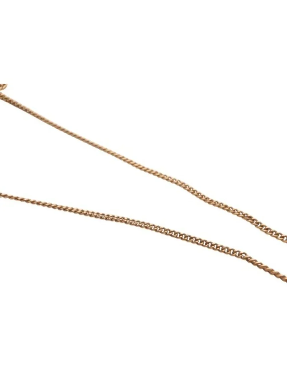 Chanel CC Logo Necklace 05 42 Gold Metal